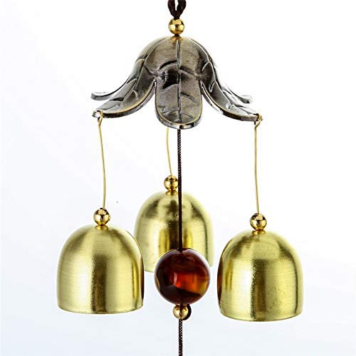 Image of CrazyCrafts Metal Wind Chimes for Home Balcony Garden Positive Energy, Home Decor Hanging Long Brass Bells Gifts for Loved Ones 15 Bells5