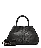 Liebeskind Berlin Damen Chelsea Snake Chelsea SHOPPER SMALL, Schwarz, Small (HxBxT 20.5cm x27.0cm x12.0cm) EU