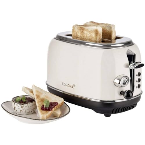 Korona 21666 Toaster, 2 Scheiben, Creme...