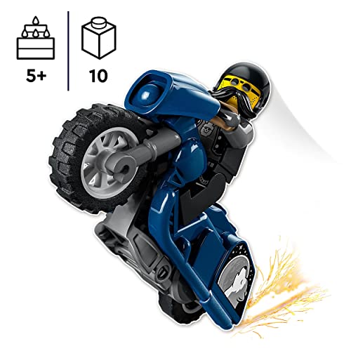 LEGO 60331 City Stuntz Moto Acrobática: Carretera, Juguete de Construcción, Mini Figura Piloto de Acrobacias, Regalo para Niños a Partir 5 Años