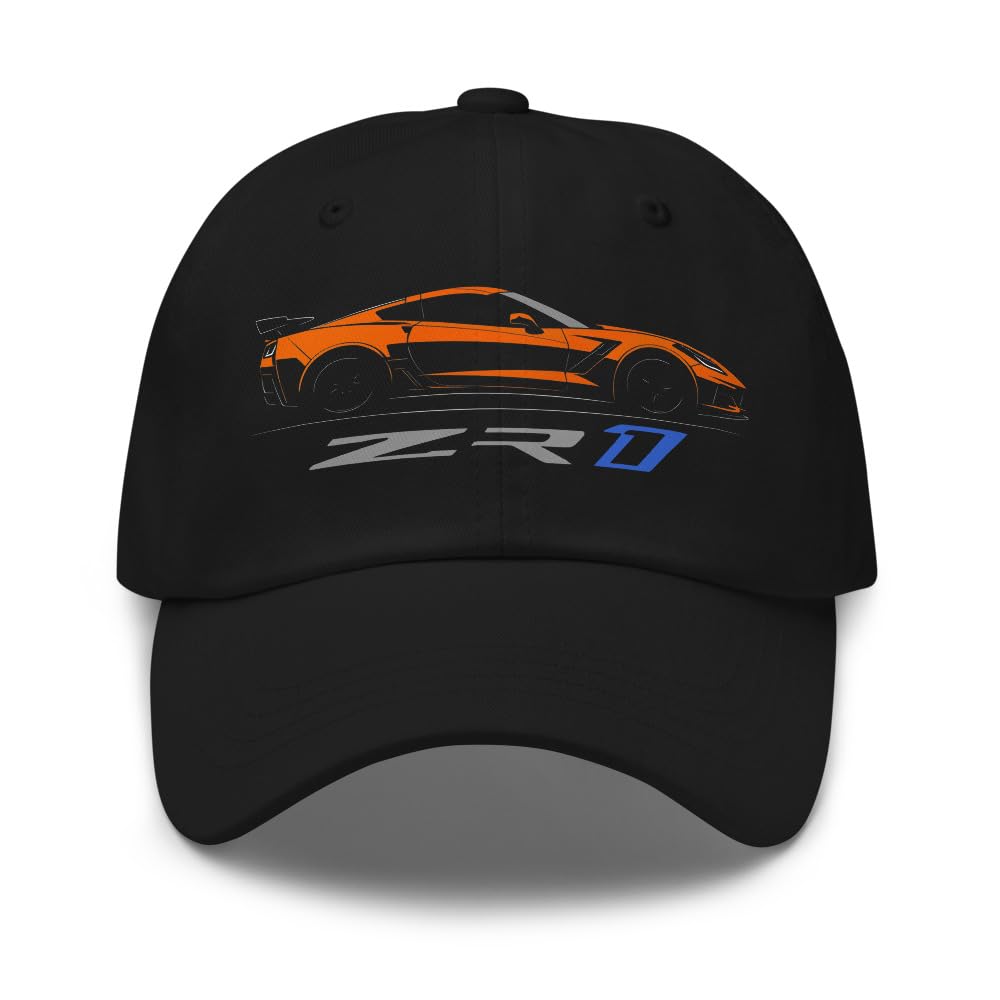 C7 Sportwagen ZR1 Cap Orange Supercar Silhouette Tribute Dad Hat