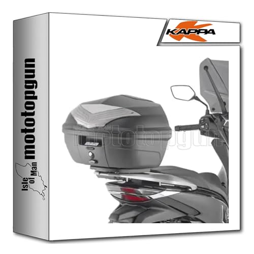 Adaptador Kappa KR460 Monolock para solucionar la falta de equipaje en Yamaha Majesty