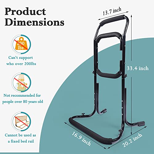 Chair Lift Assist Devices for Seniors Elderly Sit to Stand Lift Standing Aids Supports Grab Bar Help Patient Stand Up & Mobility in Front of The Sofa, Recliner Chairs, Toilet