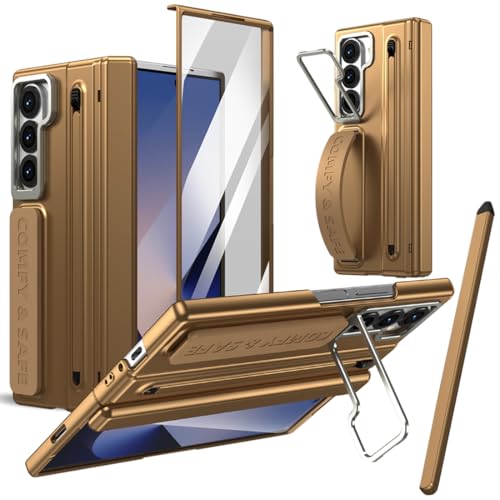 Coque Galaxy Z Fold5 avec Stylet S Pen et béquille intégrée - Bleu
