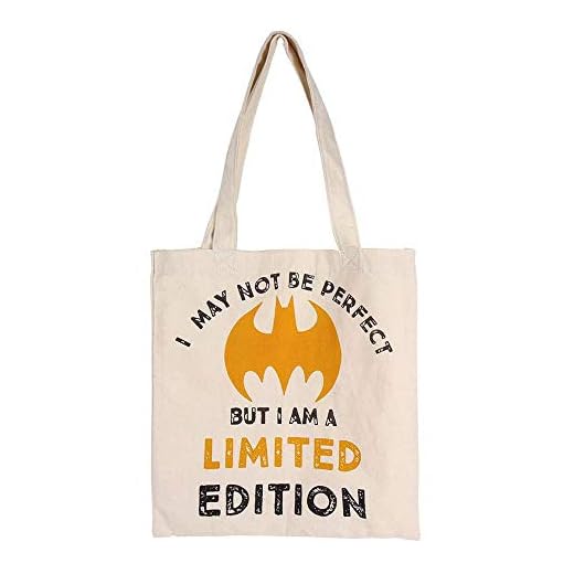 Cerdá 2100002896, Bolso Asas Algodón Batman Unisex niños, Multicolor, 36.7 X 40.0 X 0.1 CM