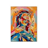 ToMart Painting Poster Silvia Solovieva - Cubism Painting Home Wall Decor Art Poster Gift (8) Canvas