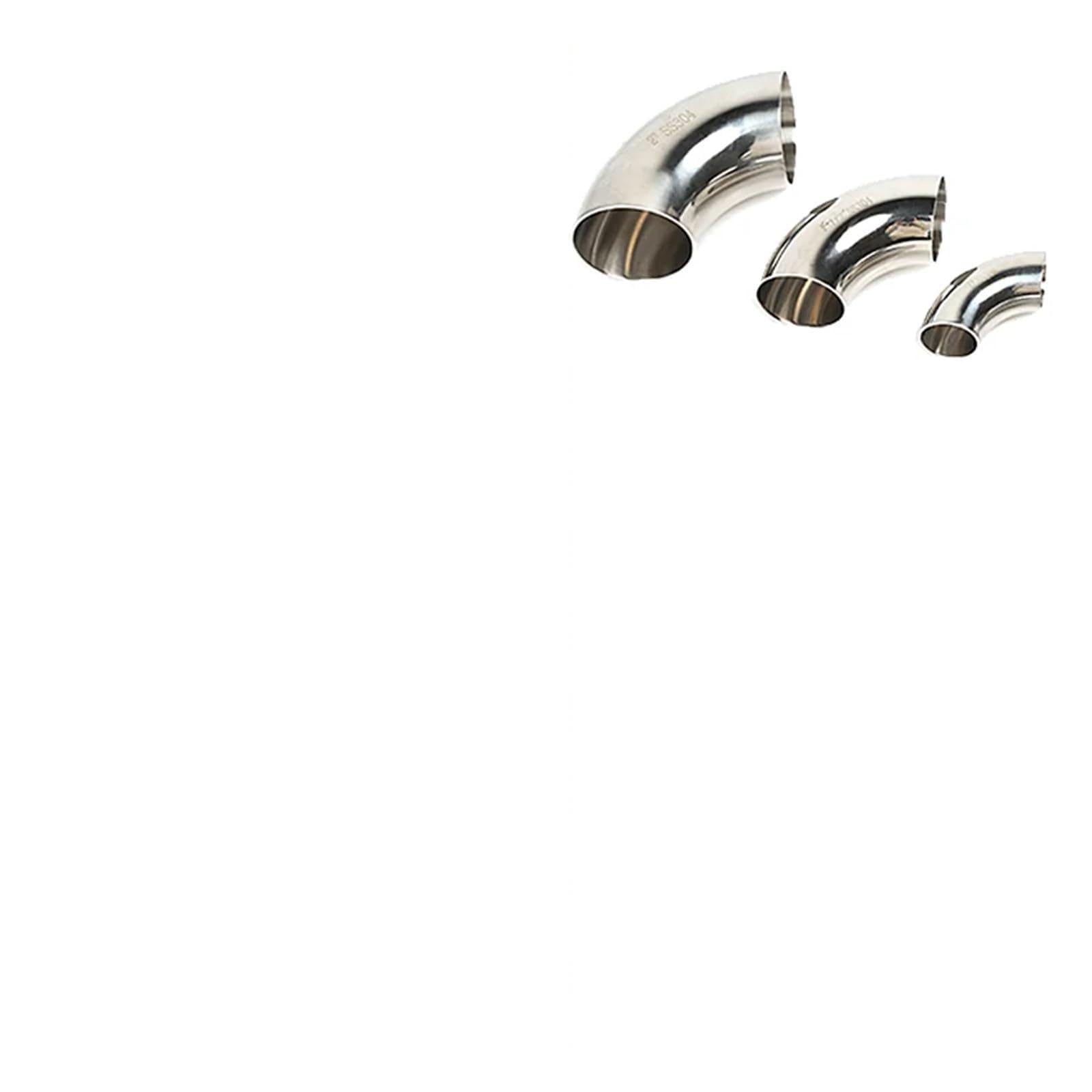 Accesorios de codos de acero inoxidable sanitarios de 90 grados para uso industrial