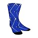 susiyo Royal Plaid Print Hiking Socks Boy Girls - Cushioned Crew Socks for Kids Soft, Breathable & Seamless Toe for All-Day Comfort