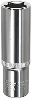 Sealey SP1217D Walldrive Fully Polished Deep Socket, 1/2" Square Drive, 17mm
