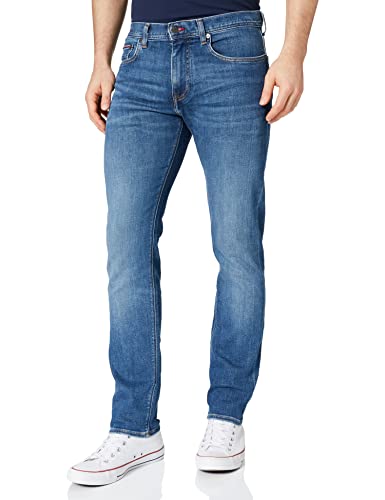 Tommy Hilfiger Herren Slim Bleecker PSTR MW0MW21840 Jeans, Blau (Jacob...