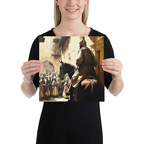 Arrival of the Sultan Canvas Neural Artistry habiller un mur blanc vide