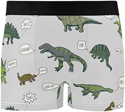 FORMRS Dinosaur Men Boxer Briefs Men's Underwear Comfort Soft Boxer Briefs
