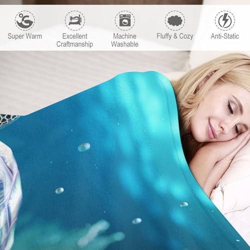Manta de franela de tortugas de 150x200 cm suave para sofá 4