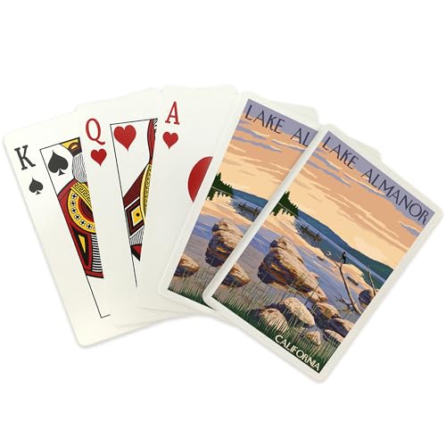Cartas de Póker Lake Almanor, 52 naipes tamaño póker miniatura 2