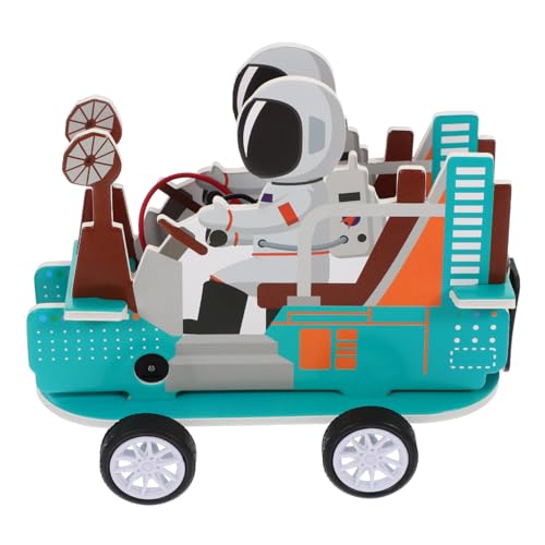 KOMBIUDA Diy組み立て宇宙探査車キット 子供向け科学教育玩具 宇宙車両模型セット 自分作る楽しい宇宙実験プロジェクト 学習用 1set