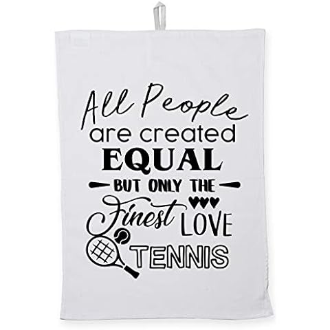 Hippowarehouse Equal Love Tennis Tea Towel Cover