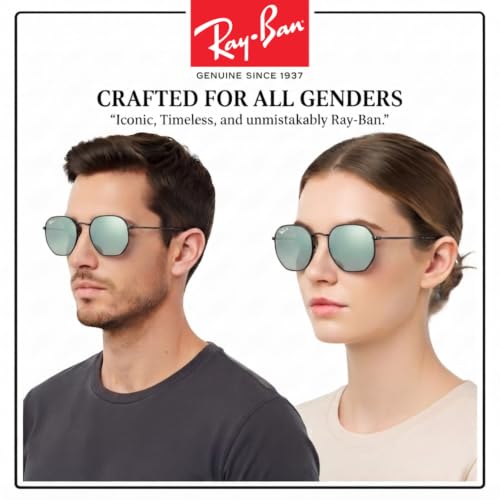 Image of Ray-Ban RB3548N HEXAGONAL FLAT LENSES Sunglasses w /Official Eyewear Kit