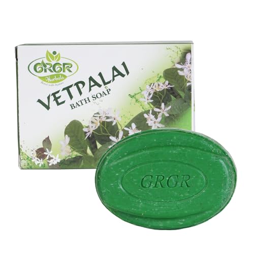 Vetpalai Herbal bath soap for psoriasis and itchy skin, skin infections (pack of 3) -330gm