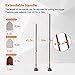 CLEANHOME Tile Tub Scrubber Brush with 3 Different Function Cleaning Heads and 56