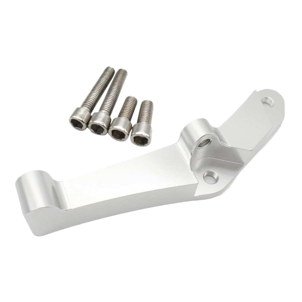 Tvhpwhcka Silver Brake Caliper Adapter Bracket Aluminum Compatible With X Max 300(Silver)
