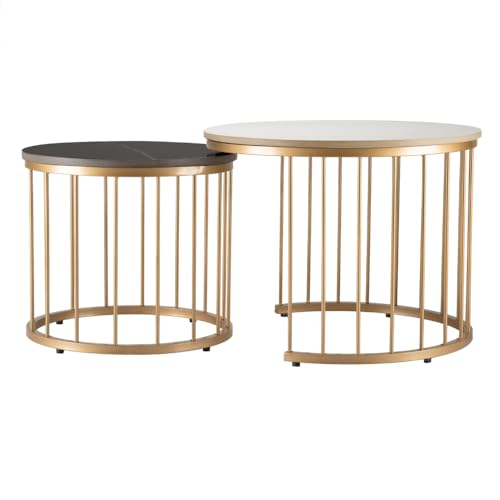Image of Wakefit Center Table | 1 Yr Warranty | Coffee Table for Living Room Wooden, Tea Table for Living Room Wooden, Sofa Table, Free Installation from Brand, Modern Multi-Functional & Wobble-Free(Kaffeost)