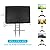 Andacar Mobile TV Stand Cover for 45-60 Inch Mobile TV Cart, Waterproof Outdoor TV Cover Dustproof TV-Screen Covers Only