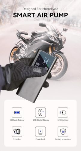 Inflador ruedas coche digital automático para evitar multas y sustos 2
