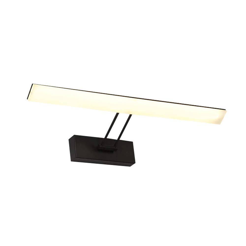 Lampe Miroir Salle Bain, luminaire LED pour Miroir courtoisie, luminosité intérieure réglable à 240 degrés, lumières Miroir Bain pour Armoire à Miroir, Toilettes, Dressing