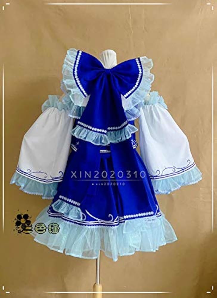 博麗霊夢　青　コスプレ衣装 Amazon.co.jp: [QLPLYZON] Project 博麗霊夢 青霊夢 コスプレ
