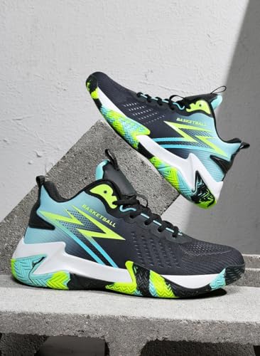 Zapatos de baloncesto transpirables y antideslizantes para correr al aire libre de forma segura 5