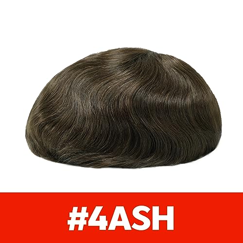 Lordhair Human Hair Toupee for Men Natural Hairline French Lace Front with Skin Perimeter Men's Hair System - Image 2