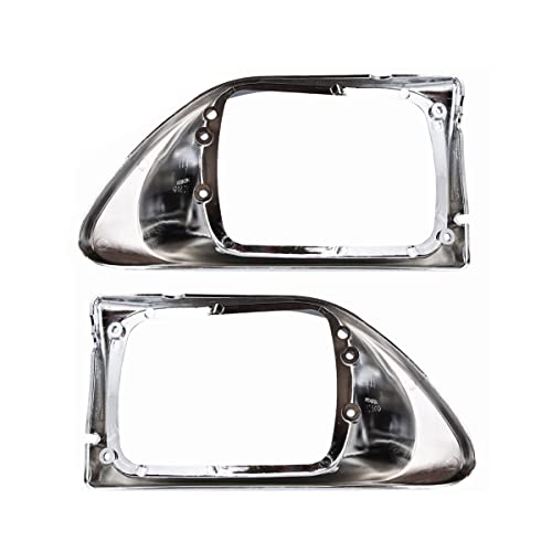 Sepey Chrome Headlight Bezel For International 9200 4300 9400 95-04, A Pair #TOP1