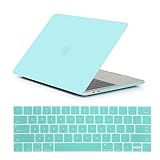 Se7enline Compatible with MacBook Pro 13 Case 2016-2024 Cover for Mac Pro 13-inch with Touch Bar M1/M2 A2338/A2251/A2289/A1706/A1989/A2159&Keyboard Cover Set, Turquoise Blue