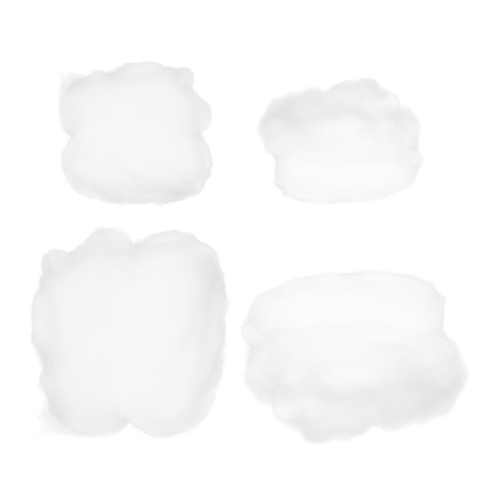 HOLIDYOYO 4pcs Decorative Cotton Cloud Props for Weddings Soft Hanging Clouds for Event Decoration Ideal for Photo Booths and Ceremony Backdrops
