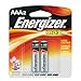 Energizer AAA Alkaline Batteries 2 Pack - E92BP2