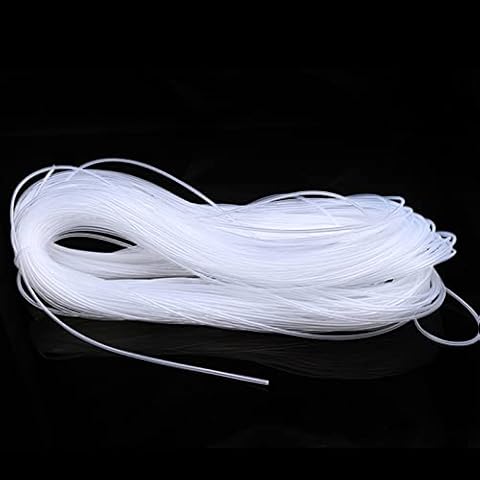 Xuulan Xianglaa-Hose Transparent Flexible Silicone Tube, ID 3mm x 4mm OD, Drink Water Rubber Hose Water/Air Hose Pipe (Color : Clear, Specification : 3mm x 4mm) Cover