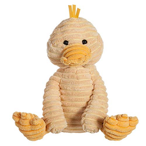 Apricot Lamb Soft Toys Plush Corduroy Duck Stuffed Animal Soft Cuddly Perfect for Child (Corduroy Duck, 8.5 Inches)