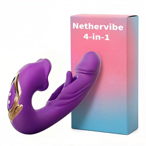 Nethervibe 4-in-1 Pelvic Floor Activato Electric Massager Cordless IPX7 Waterproof 19 Modes