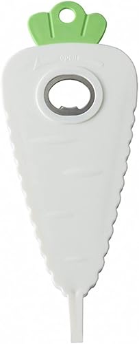 JINBAR Bottleopener Can Opener Bottle Opener Magnet Sticker Jar Opener Easy Grip Twist Off Lid Quick Opening Fridge (Color White)