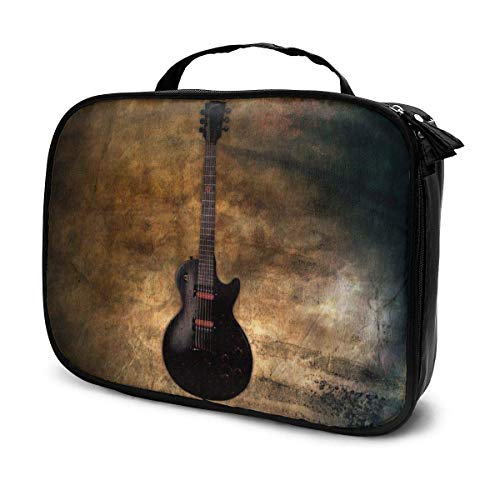 Preisvergleich Produktbild Musikinstrumente Gitarre Musikinstrumente Tragbarer kosmetischer Kulturbeutel Reise-Make-up-Beutel wasserdichte hängende Organizer-Tasche für Frauen