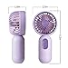 Mini Portable Fan 3 Pack, Cute Handheld Battery Operated Lightweight Small Personal Fan with 3 Speeds and USB Rechargeable Eyelash Fans for Stylish Girl Kids Women Men Office Outdoor Travel Camping