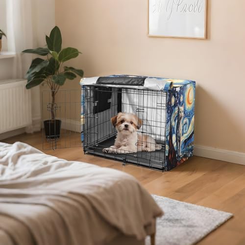 Housse de cage chat et chien imperméable pour intérieur extérieur - 8