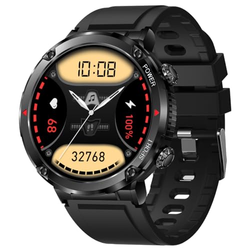 Fire-Boltt Armour, Sporty Rugged Outdoor Smart Watch with a 1.6″ High-Resolution HD Display, Shockproof Metal Body, Bluetooth Calling 600 mAh Battery