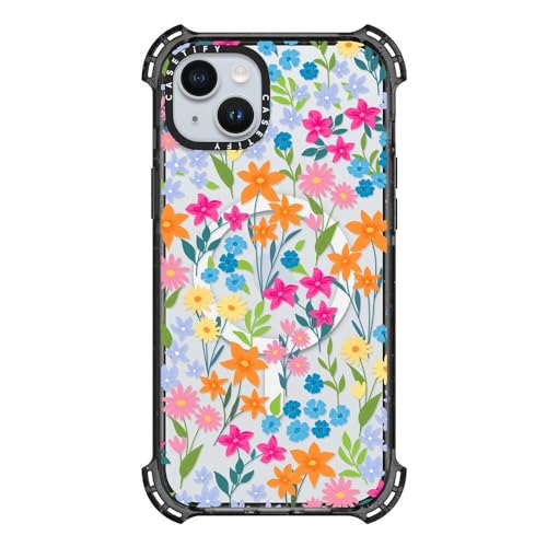 Coque iPhone 15 Plus fleurs printanières CASETiFY antichoc pour sublimer et protéger votre mobile - 4