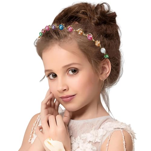 Image of Pearl Beads Hair Band with Zig Zag Model for Kids Women and Girls Hair Band (COMBO, Pack of 2)