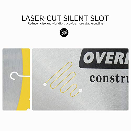 Overpeak 12 Inch Finish Miter Saw Blade General 80 Tooth Purpose Metal Wood Saw Blades With 5/8 Inch Arbor Ripping Saw Blade #TOP3