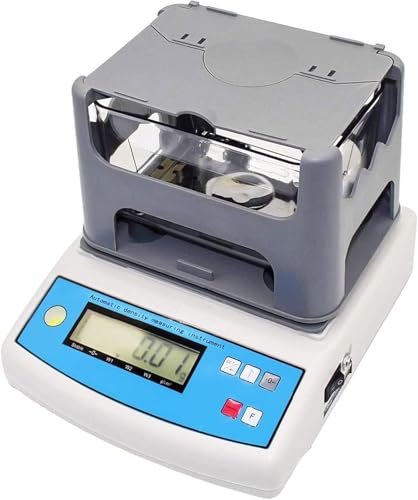 Solid Density Meter, Electronic Solids Density Meter, 0.001g/cm3 High Accuracy Digital Solid Densimeter with LCD Display, Meter Digital Density Meter, for Industrial Lab Equipment(600g)