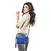 Littlearth NHL St. Louis Blues Pebble Fold Over Purse, Team Color, 6”x 9