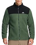 Pioneer Camp Herren Fleecejacke mit Vollreißverschluss Winddichte & Wärmende Outdoorjacke Atmungsaktiv Komfortabel Winterjacke für Wandern und Trekking