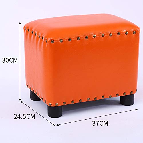 Coussin en éponge pour ce repose-pieds orange confortable - 4